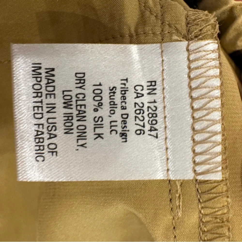 Nili Lotan Safi Pant Khaki Dress Pants - Picture 6 of 8